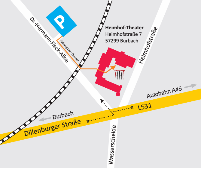 Anfahrtsskizze Heimhof-Theater