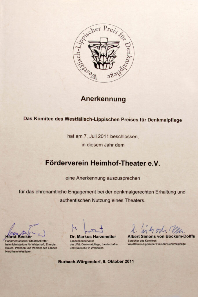 Anerkennungsurkunde